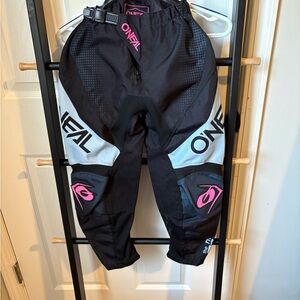 O'Neal Black and Pink Racing Pants
